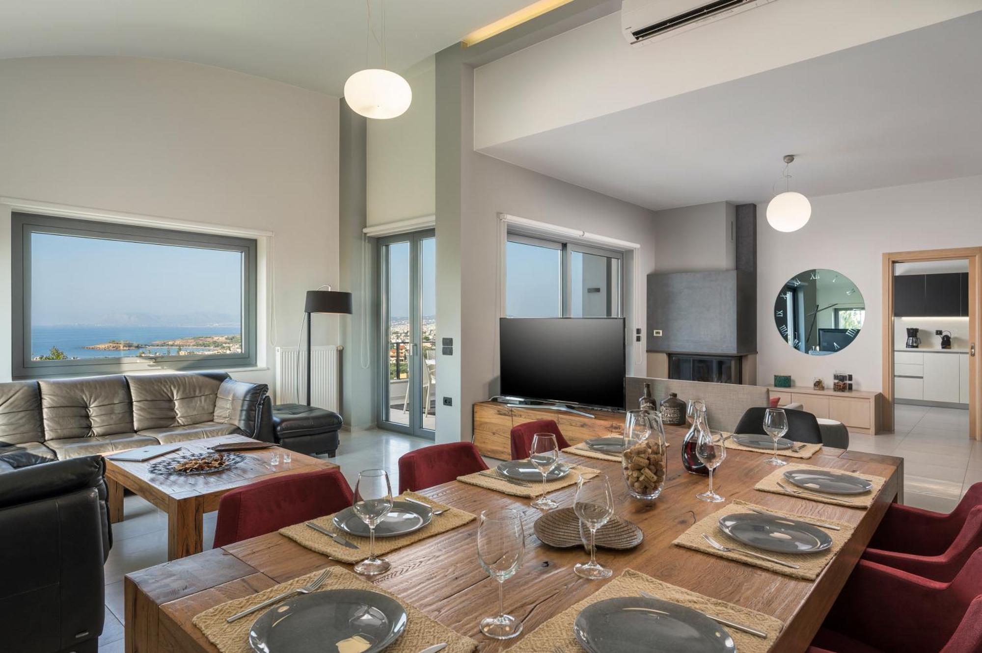 Villa Elysium Seaview Oasis à Kato Galatas Extérieur photo