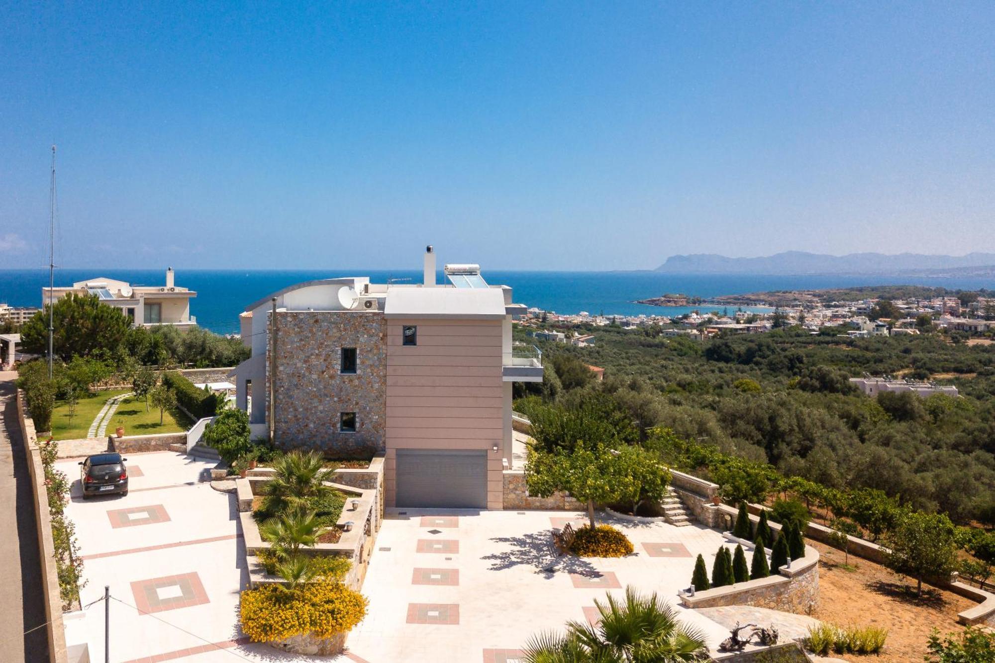 Villa Elysium Seaview Oasis à Kato Galatas Extérieur photo